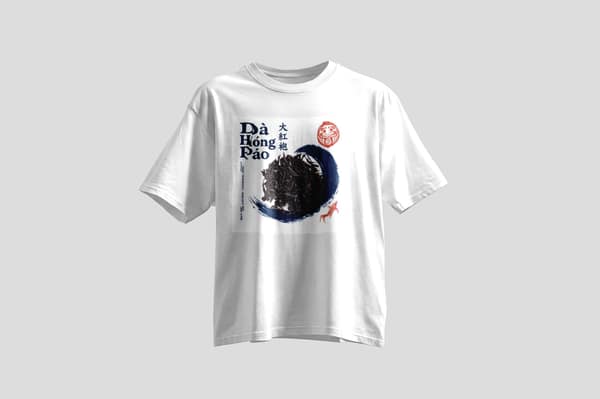 Indigo and seagull — Tee — Da Hong Pao