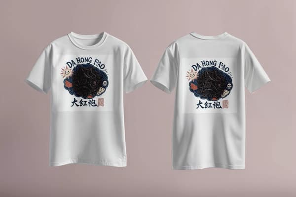 Indigo and patch — Tee — Da Hong Pao