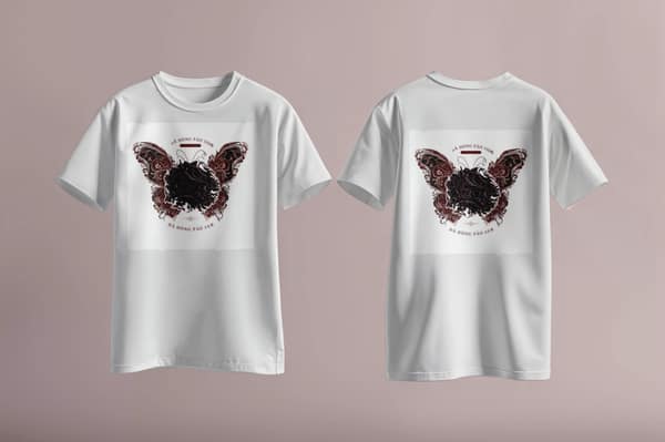 Butterfly and paisley — Tee — Da Hong Pao