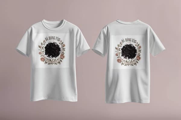 Herbario rosa — Camiseta — Da Hong Pao