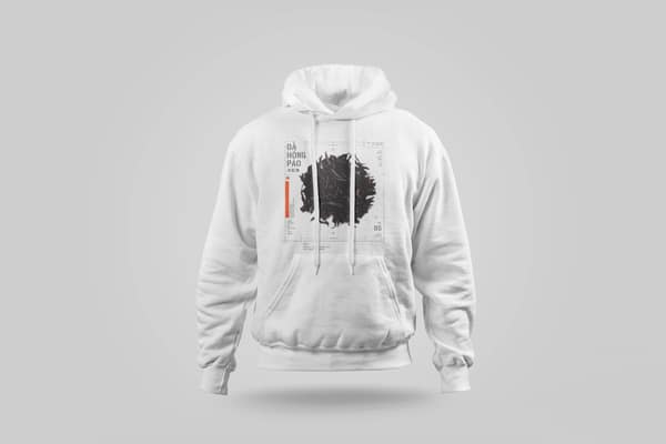 Concrete blueprint — Hoodie — Da Hong Pao