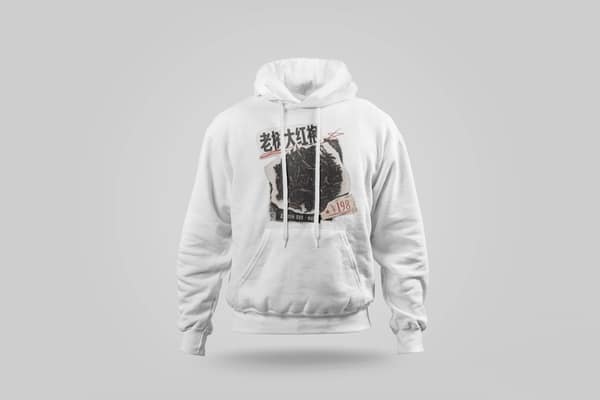 Archival collage — Hoodie — Da Hong Pao