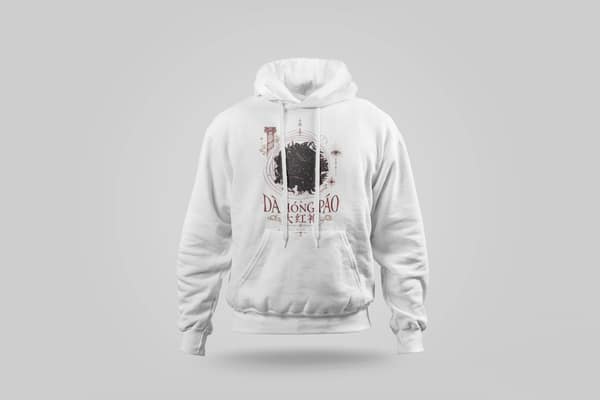 Spiral and acid — Hoodie — Da Hong Pao