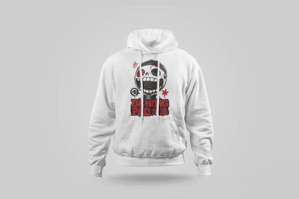 Calavera y vinilo — Sudadera con capucha — Da Hong Pao