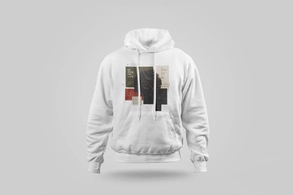 Divergence of textures — Hoodie — Da Hong Pao