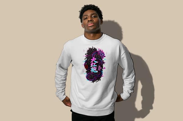 Neon dragon — Sweatshirt — Da Hong Pao
