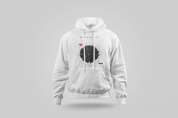 Folds of silence — Hoodie — Da Hong Pao