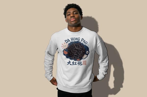 Indigo and patch — Sweatshirt — Da Hong Pao