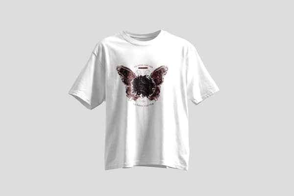 Butterfly and paisley — Long-sleeve — Da Hong Pao