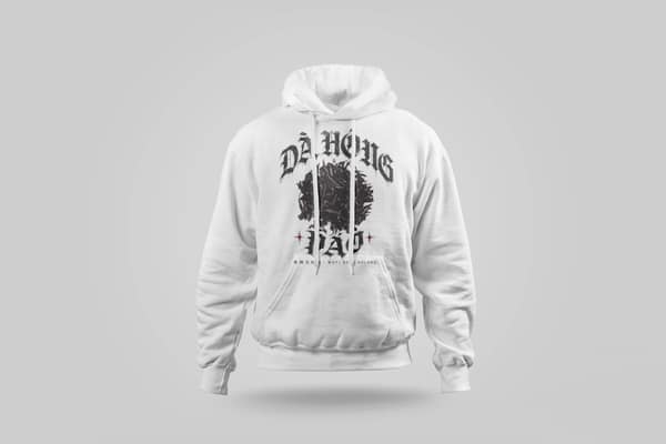 Underground negro — Sudadera con capucha — Da Hong Pao