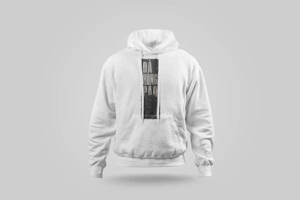 Monolito ceniciento — Sudadera con capucha — Da Hong Pao