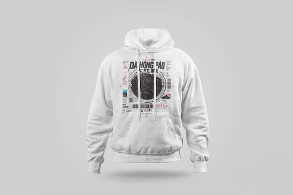 Cipher of tea alleys — Hoodie — Da Hong Pao