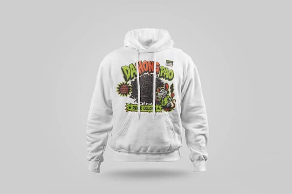 Roedor ácido — Sudadera con capucha — Da Hong Pao