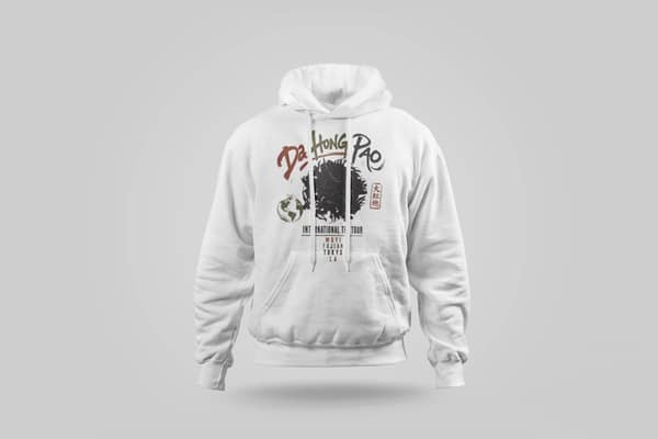 Firma del oleaje — Sudadera con capucha — Da Hong Pao