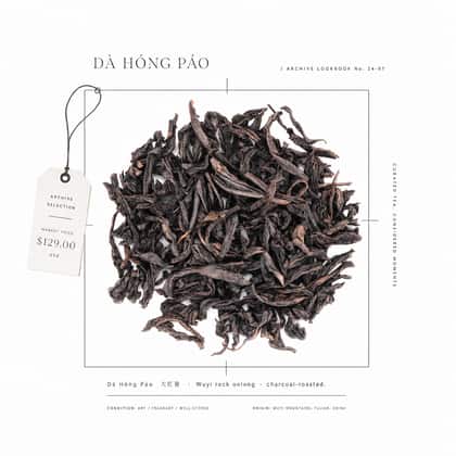 Archive lookbook — Da Hong Pao